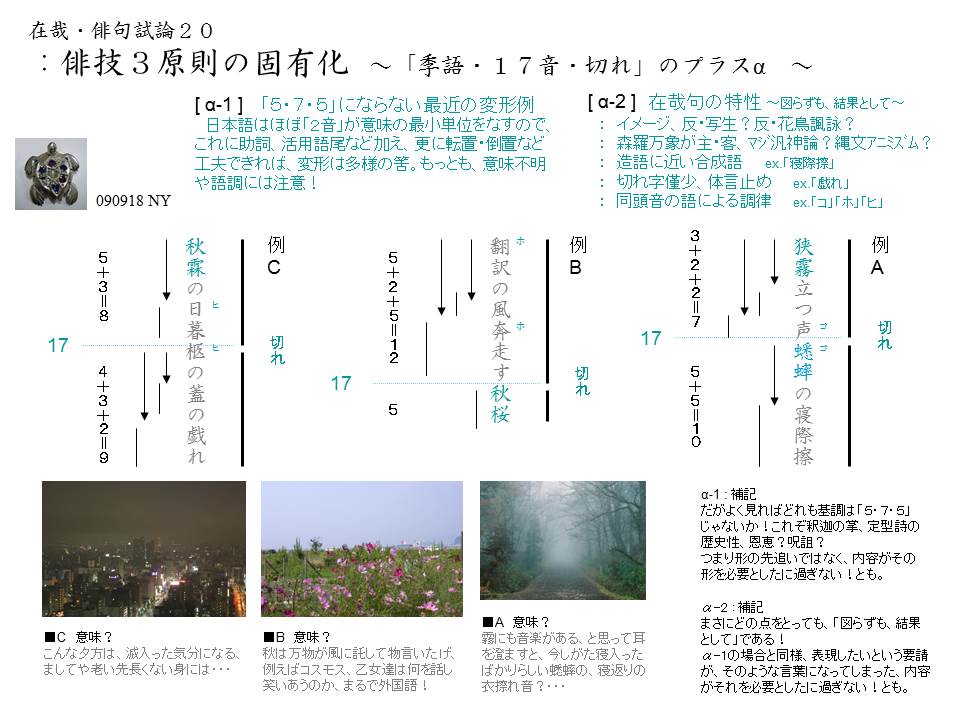 在哉・俳句雑感 20